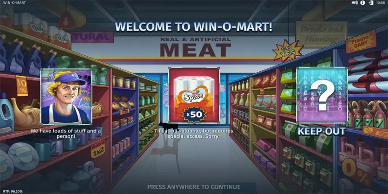 Win-O-Mart Slot: Spin Through Aisles of Big Wins!